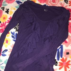 ruffled dress top